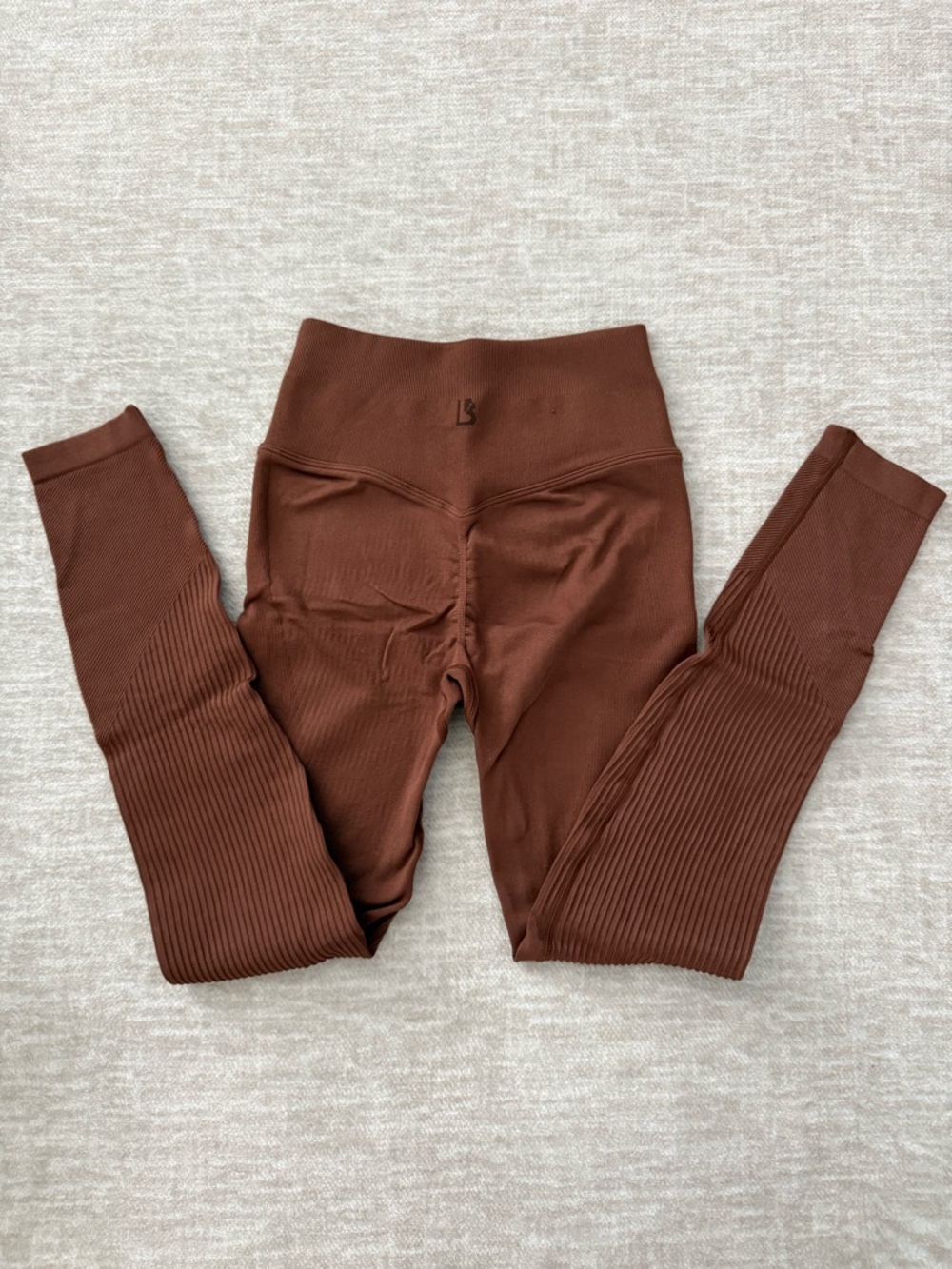Buffbunny Ribbed Seamless Legging — Mocha